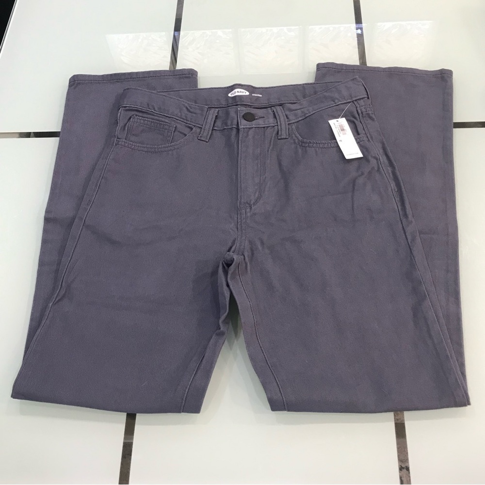 Old Navy Jeans gray straight leg